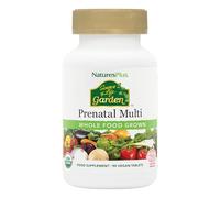 NaturesPlus Source of Life Garden Organic Prenatal Multivitamin - Vegan Prenatal Vitamins Supplement - Folate, Methyl B12, Iron - Organic, Gluten Free - 90 Tablets