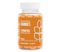 NaturesPlus Turmeric & Ginger Gummies - High Curcuminoids Turmeric and Ginger Supplement - Vegan, Gluten Free, Gelatine Free - 60 Chewable Gummies