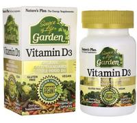 NaturesPlus Vitamin D3 Garden 60 Capsules