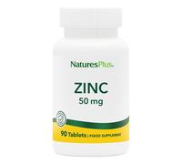 NaturesPlus Zinc Tablets 50mg Highly Bioavailable Zinc Bisglycinate Immune