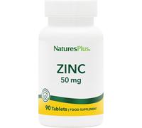 NaturesPlus Zinc Tablets 50mg - Highly Bioavailable Zinc Bisglycinate, Immune S