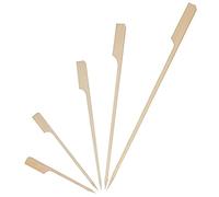 NATUREstar Finger Food skewers Flag, bamboo, Natural, 18cm