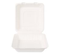 NATUREstar Organic Lunch Box Hamburger Rectangular Sugar Cane