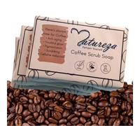 Natureza Organic Coffee scrub soap for deep cleansing anti ageing smooth spotless skin