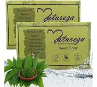 Natureza Organic Neem soap Herbal Handmade Anti acne Multi pack of 2
