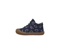 NATURINO Dinosaur Print Suede First Steps Shoes, Navy 29, Marine, 29 EU