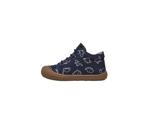 NATURINO Dinosaur Print Suede First Steps Shoes, Navy 29, Marine, 29 EU