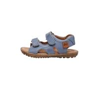 Naturino SKY Boat Print Nappa Leather Sandals, bright blue, 34 EU