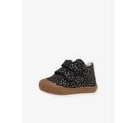 NATURINO® suede pony print baby shoes black