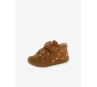 NATURINO® suede pony print baby shoes brown