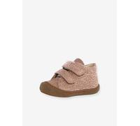 NATURINO® suede pony print baby shoes pale pink