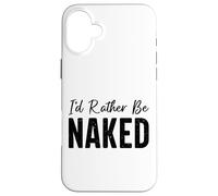 Naturist Nudism Design for a Nudist Case for iPhone 16 Plus