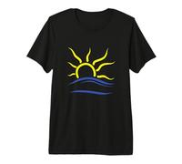 Naturist Symbol and Nudist Pendant Design Premium T-Shirt
