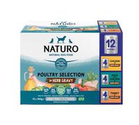 Naturo Adult Dog Grain Free & Gluten Free Poultry Selection Gravy Pouch 100gx12
