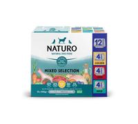 Naturo Variety Pack With Rice Tray Adult Dog Food - 12 x 400g