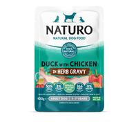 Naturo Adult Grain Free Gluten Free Duck with Chicken in Gravy 100gx12