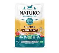 Naturo Adult Grain & Gluten Free Wet Dog Food Chicken in Herb Gravy 100g x 12