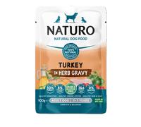 Naturo Adult Grain & Gluten Free Wet Dog Food Turkey in Herb Gravy 100g x 12