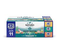 Naturo Adult Wet Dog Food Variety Pack Grain Free in a Tray 12x400g