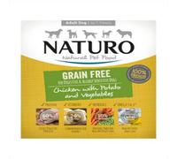 Naturo Grain Free Chicken & Potato With Veg Tray 400G (Pack Of 7)