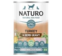 Naturo Turkey In Gravy Can Adult Dog Food - 12 x 390g
