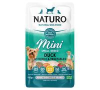 Naturo Mini Duck with Rice and Vegetables Small Breed Adult Dog Food - 8 x 150g
