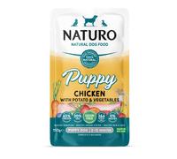 Naturo Puppy/Junior Grain Free Chicken with Potato & Vegetables Pouch 150gx8