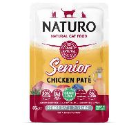 Naturo Senior Chicken Paté Cat Food Pouch - 12 x 85g