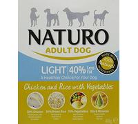 Naturo Wet Dog Food Adult Light Chicken and Rice 400 g, Pack of 10