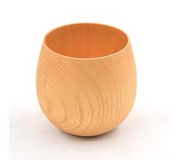 Naturoom Wooden Cup, Japanese Style Tea Cup, Beer, Coffee Mug, Natural Solid Wood Perfect for Cold or Hot Drinks, 8.5Oz (Natural)