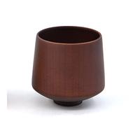 Naturoom Wooden Cup, Japanese Style Tea Cup, Beer, Coffee Mug, Natural Solid Wood Perfect for Cold or Hot Drinks, 8.5Oz (Brown)