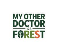 Naturopath Nature Connection Sticker - Forest Healing Vinyl Decal for Naturopaths, Ecotherapy Practitioners (3" × 3")