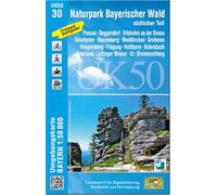 Naturpark Bayerischer Wald - südlicher Teil 1 : 50 000 (UK50-30): Passau, Deggendorf, Vilshofen an der Donau, Osterhofen, Hauzenberg, Waldkirchen, ... Lallinger Winkel, Ilz, Dreisesselberg
