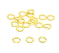 NaturSchatulle Jump Rings 925 Silver 18K Gold Diameter 3-10 mm Jump Rings I Pack of 3 Split Rings Connecting Rings Eyelets Craft DIY Jewellery Making Nickel-Free (5 mm)