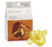 Natursutten Butterfly Pacifier | 100% Natural Rubber | Soother | Orthodontic |EASY TO CLEAN| Contains NO Phthalates, PVC, Chemical Softeners or Artificial Colouring| Large | 12 Months and above