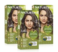 Naturtint (3 PACK) Permanent Hair Colour Gel 6A Dark Ash Blonde | Ammonia Free | Vegan | 100% Grey Coverage | Long Lasting Results