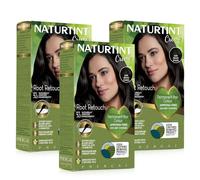 Naturtint (3 PACK) Root Retouch Creme Shades Dark Brown, 45ml