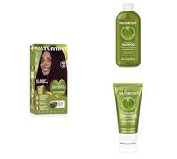 Naturtint Permanent Hair Colour Gel 3NV Deep Radiant Red + Colour Fixing Shampoo + Colour Fixing Protective Conditioner Bundle