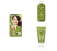 Naturtint Permanent Hair Colour Gel 4W Radiant Dark Brown + Colour Fixing Shampoo + Colour Fixing Protective Conditioner Bundle