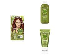 Naturtint Permanent Hair Colour Gel 7.46 Arizona Copper + Colour Fixing Shampoo + Colour Fixing Protective Conditioner Bundle
