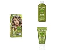 Naturtint Permanent Hair Colour Gel 8A Ash Blonde + Colour Fixing Shampoo + Colour Fixing Protective Conditioner Bundle