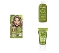 Naturtint Permanent Hair Colour Gel 8N Wheat Germ Blonde + Colour Fixing Shampoo + Colour Fixing Protective Conditioner Bundle