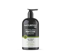 Naturtint Revitalising Men's Care - Hair and Beard Shampoo - Energising Cleanse with Ginseng and Maca Extracts (500ml)