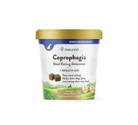 NaturVet - Coprophagia Stool Eating Deterrent Plus Breath Aid - Deters Dogs from Consuming Stool - Enhanced with Breath Freshener, Enzymes & Probiotics - 70 Soft Chews