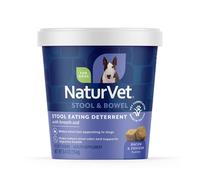 NaturVet - Coprophagia Stool Eating Deterrent Plus Breath Aid - Deters Dogs from Consuming Stool - Enhanced with Breath Freshener, Enzymes & Probiotics - 70 Soft Chews