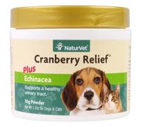 NaturVet, Cranberry Relief Plus Echinacea, For Dogs & Cats, 1.7 oz (50 g) Powder