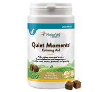 NaturVet Calming Chews for Dogs - Bacon Flavour 70 Chews Reduce Stress, Anxiety, Fear, Separation, Hyperactivity, Reactivity, Aggression, Travel - Vet Approved Natural Ingredients - 70 Chews