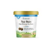NaturVet - Tear Stain Plus Lutein - Eliminates Unsightly Tear Stains - Enhanced with Cranberry Extract, Marshmallow Root & Oregon Grape Root - for Dogs & Cats - 70 Soft Chews
