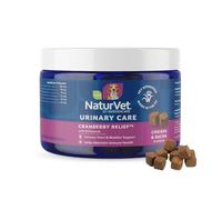 NaturVet Urinary Care 70 Soft Chews for Dogs - Tasty Chicken & Bacon Flavour