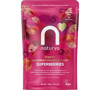 Naturya Organic Superberries Breakfast Boost - Nutrient-Rich Hemp, Goji, Goldenberries, and Chia Seeds Mix, High in Omega-3 and Protein, Vegan, Gluten-Free - 150g